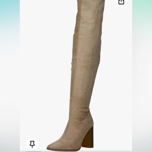 YOKI Knee High Suede Heeled Women’s Boots